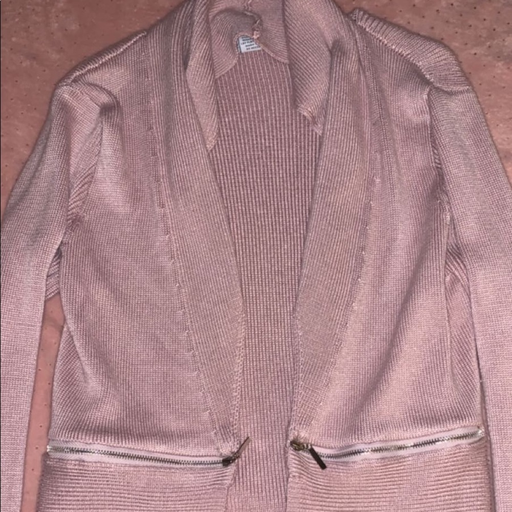 Pink cardigan
